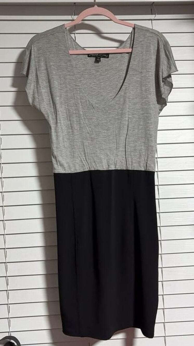 Elizabeth and James Two-Tone Midi Dress